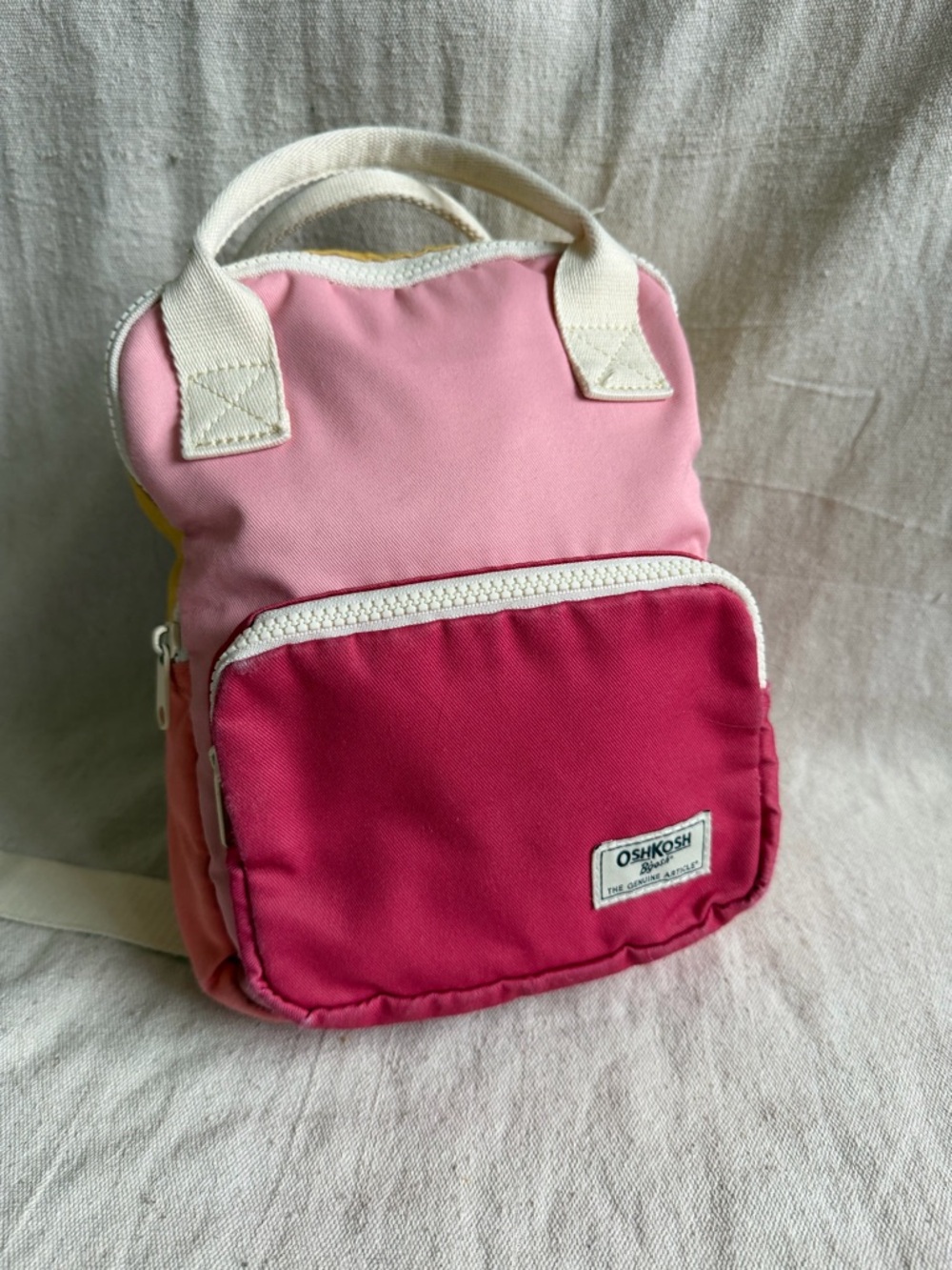 OshKosh B'gosh x Skip Hop Pink Colorblock Mini Backpack Small School Bag